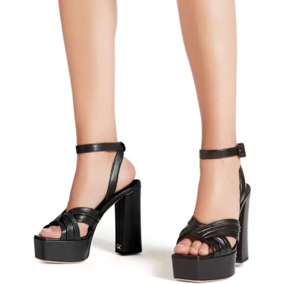 Giuseppe Zanotti Black Platform Heels, Excellent, Size EU 36.5 - Picture 2 of 16